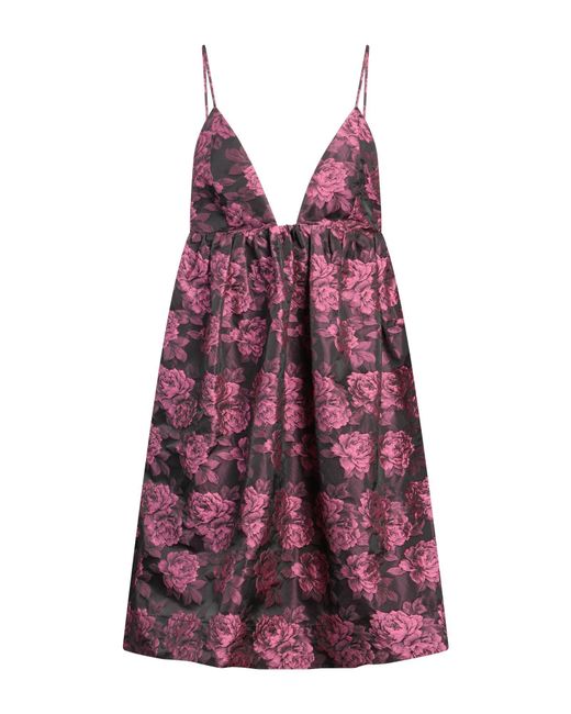 Ganni Purple Midi Dress