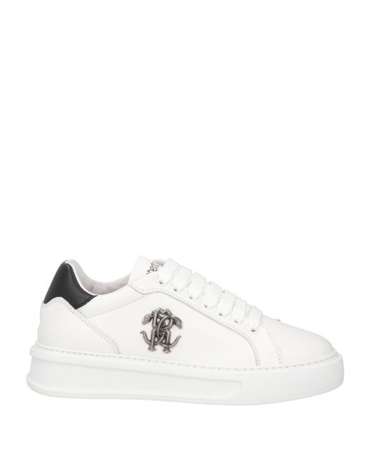 Roberto Cavalli White Sneakers Calfskin