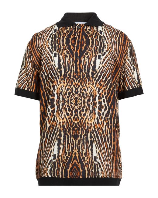 Gaelle Paris Natural Camel Polo Shirt Viscose for men