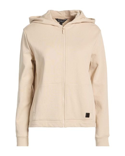 ARMANI EXCHANGE Natural Sweatshirt Cotton, Polyester