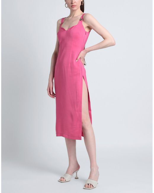 Marco Rambaldi Pink Midi Dress