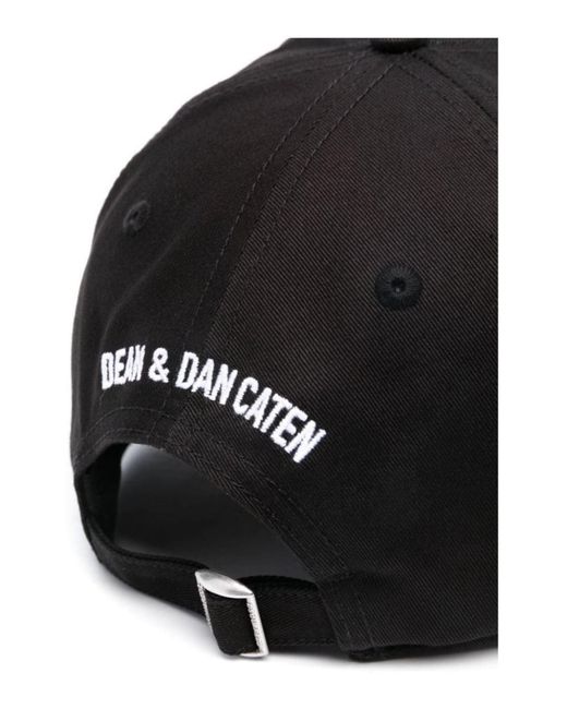 DSquared² Black Mützen & Hüte
