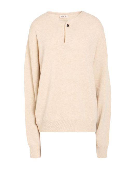 Fear Of God Natural Cream Sweater Virgin Wool