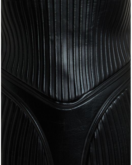 Mugler Black Mini-Kleid