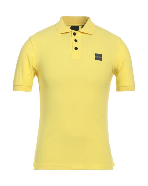 OUTHERE Yellow Polo Shirt for men