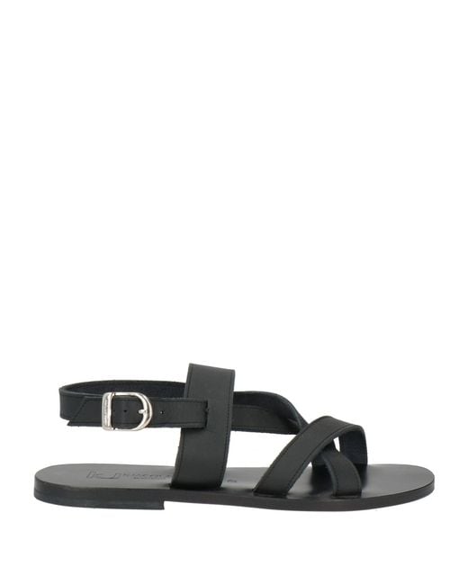 K. Jacques Black Sandals Leather
