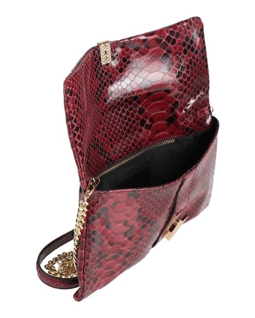 Marc Ellis Red Clutch Leather