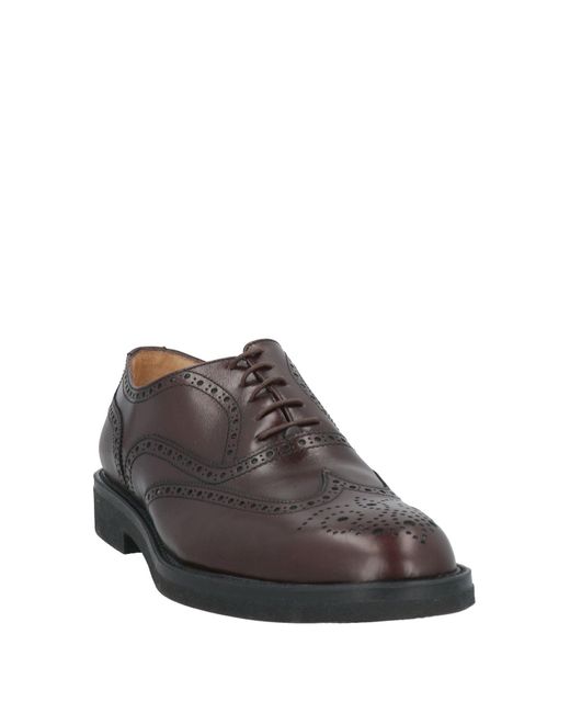 Barrett Brown Dark Lace-Up Shoes Leather for men