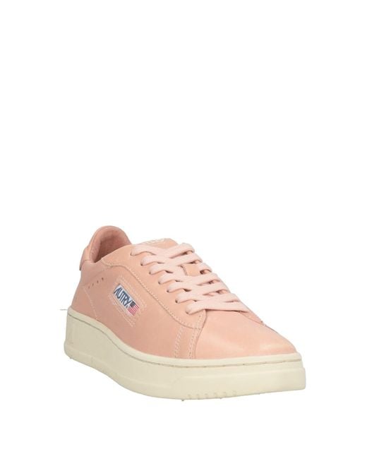 Autry Pink Blush Sneakers Leather