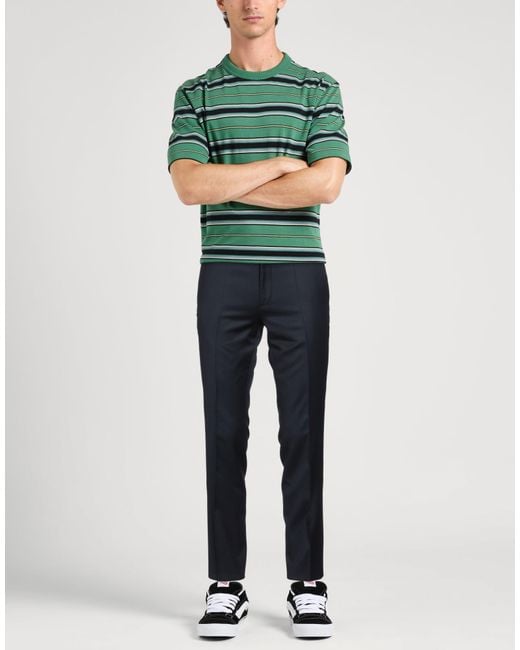 HUGO Blue Pants Virgin Wool for men