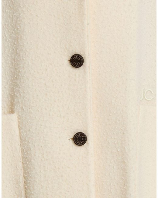 Jacob Cohen Natural Coat Wool, Polyester