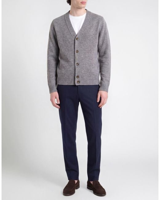 Roda Gray Cardigan for men