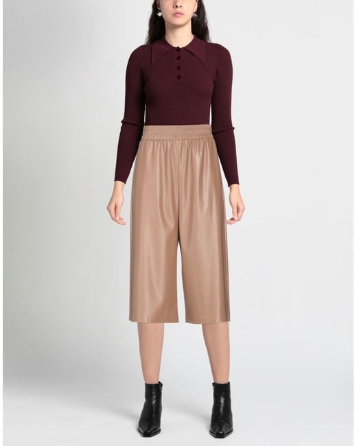 Pinko Natural Shorts & Bermuda Shorts Polyester, Polyurethane