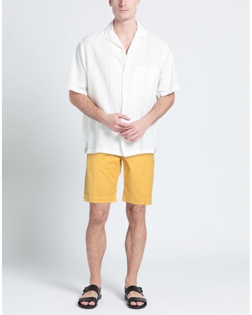 Yan Simmon Yellow Shorts & Bermuda Shorts for men