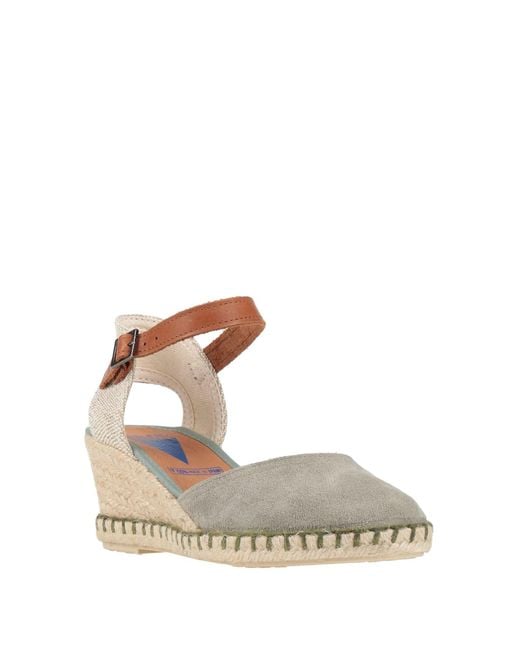Verbenas Metallic Espadrilles Leather, Textile Fibers