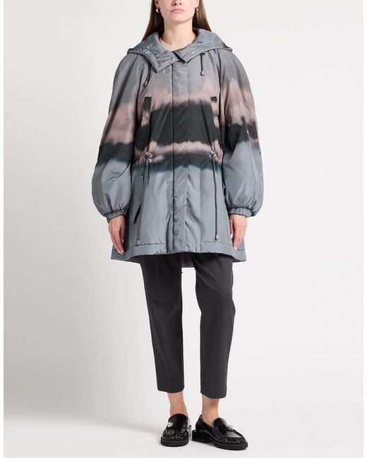 Alberta Ferretti Gray Coat Polyester
