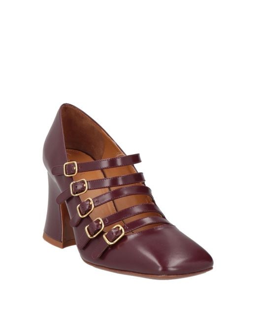 Chloé Purple Pumps Leather