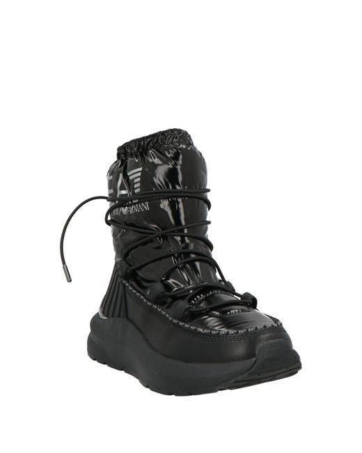 EA7 Black Ankle Boots