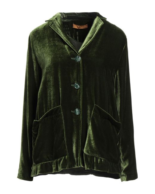 Siyu Green Jacket Viscose, Silk
