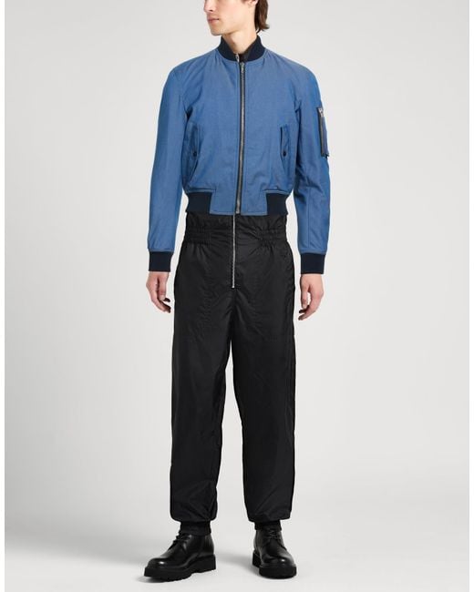 Kris Van Assche Blue Jacket Cotton, Polyamide for men