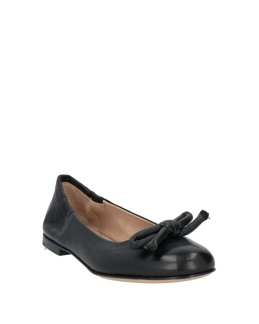 Pomme D'or Black Ballet Flats