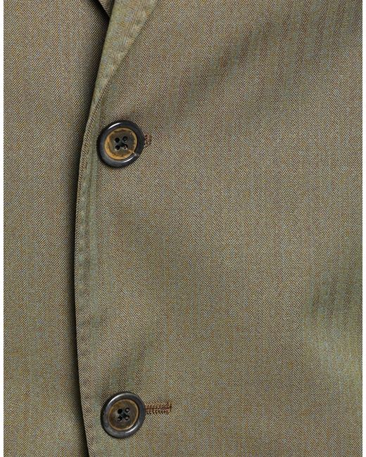 Lardini Green Suit Wool, Cotton, Elastane for men