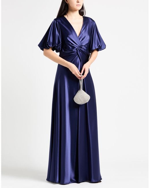 Talbot Runhof Blue Maxi-Kleid