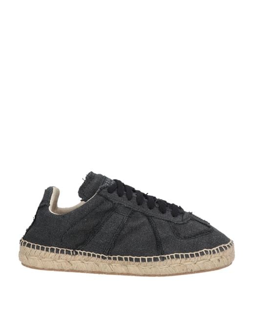 Maison Margiela Black Espadrilles