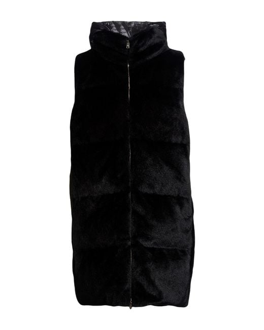 Herno Black Shearling & Teddy