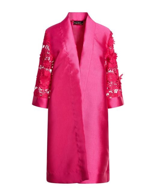 Clips Pink Overcoats & Trench Coats