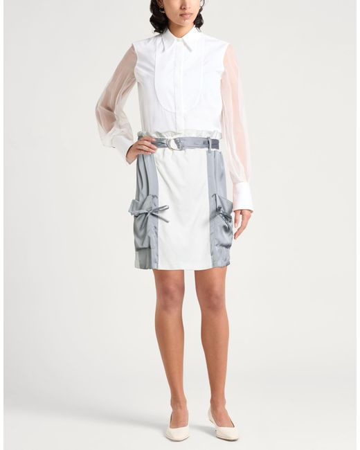 Liu Jo Gray Mini Skirt