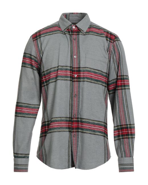 Camicia di Portuguese Flannel in Gray da Uomo
