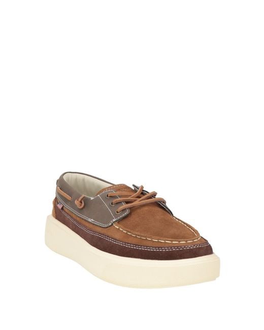 Blauer Mokassin in Brown für Herren