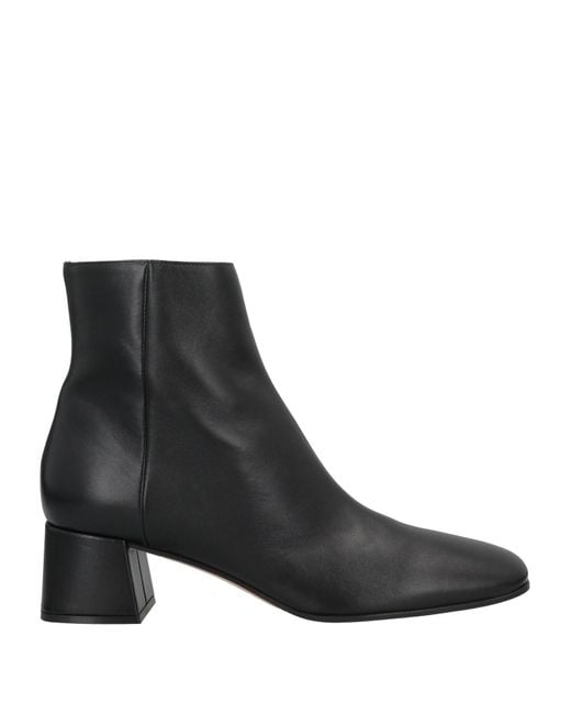 Sergio Rossi Black Ankle Boots