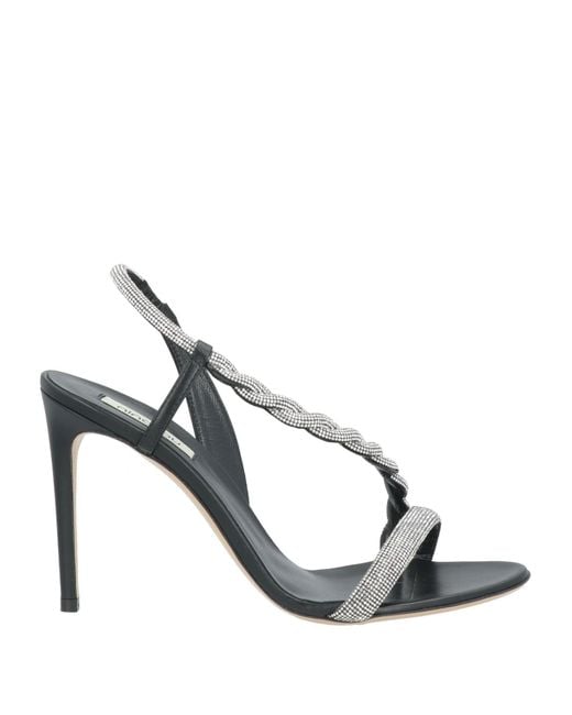 Ninalilou Metallic Sandals Leather