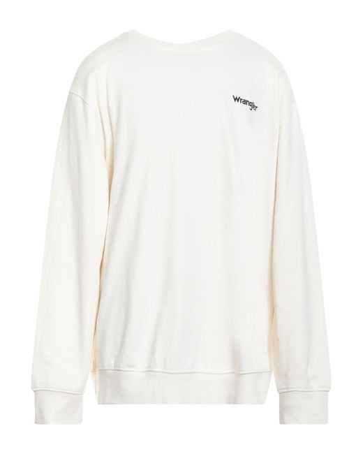 Wrangler White Sweatshirt for men