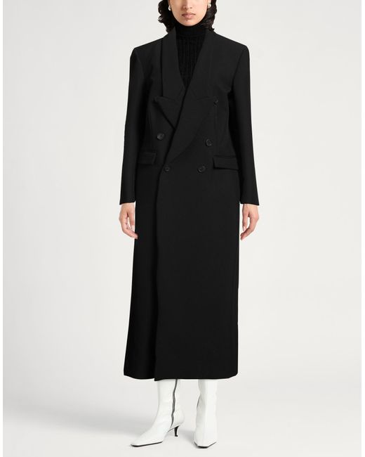 Coperni Black Overcoat & Trench Coat Recycled Polyester