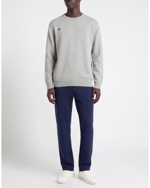 PANGAIA Gray Sweater Recycled Cashmere, Recycled Wool for men