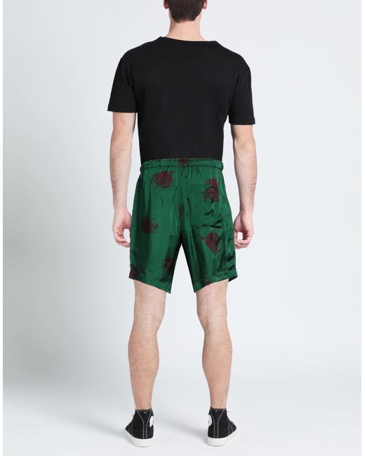Dries Van Noten Green Shorts & Bermuda Shorts for men