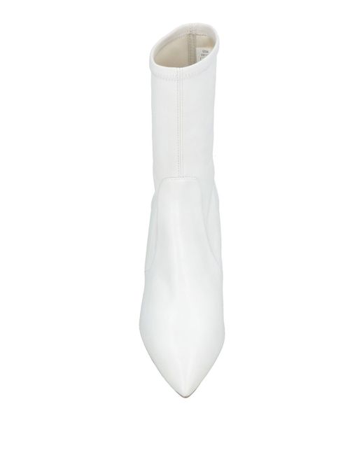 Stuart Weitzman White Ankle Boots