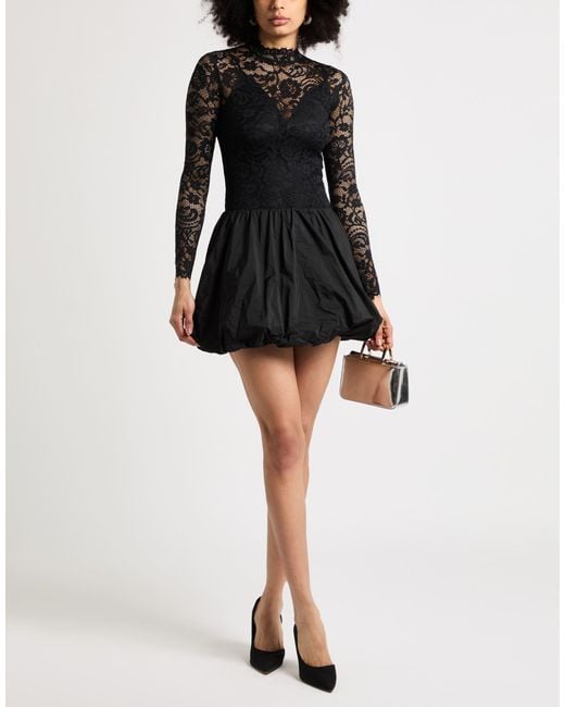 Imperial Black Mini Dress Polyamide, Rubber, Elastane, Polyester