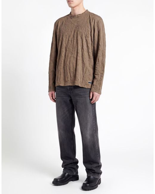 Our Legacy Brown T-Shirt Cotton, Polyester for men