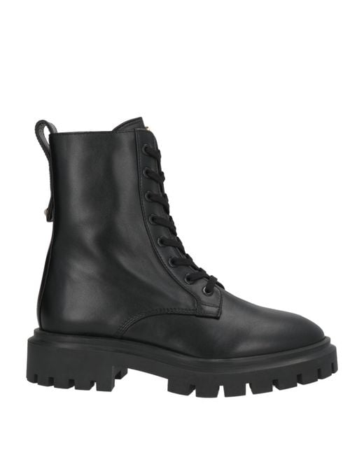 Stuart Weitzman Black Ankle Boots Leather