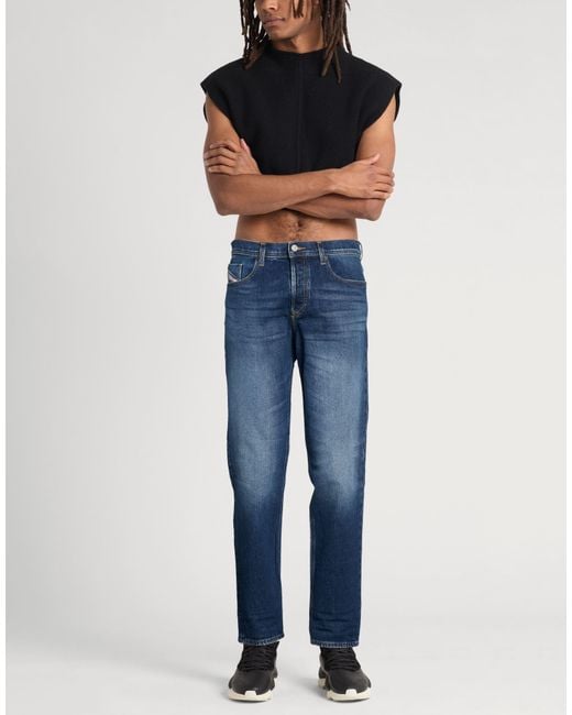 DIESEL Blue Jeans Cotton, Elastane for men