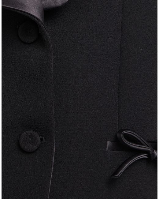 Vivetta Black Blazer Polyester, Elastane