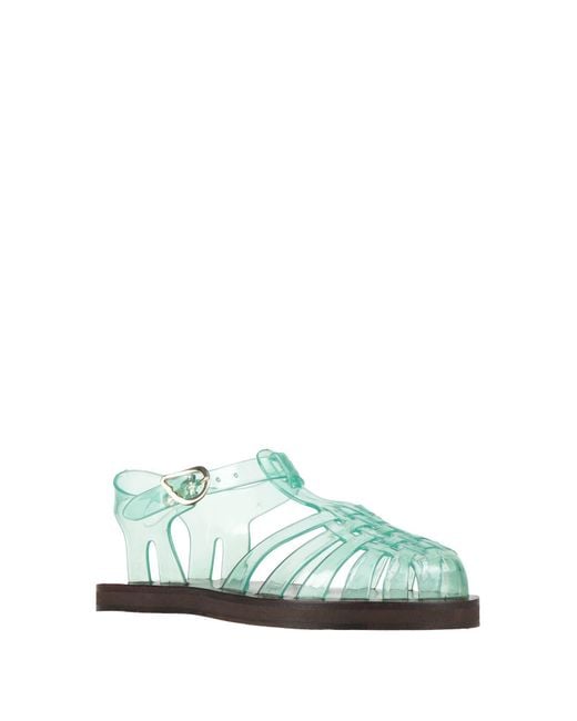 Ancient Greek Sandals Green Sandals Rubber