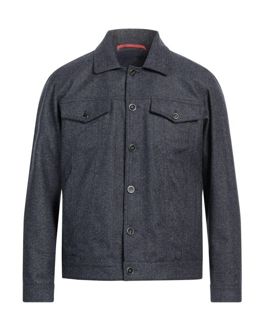Isaia Blue Jacket for men