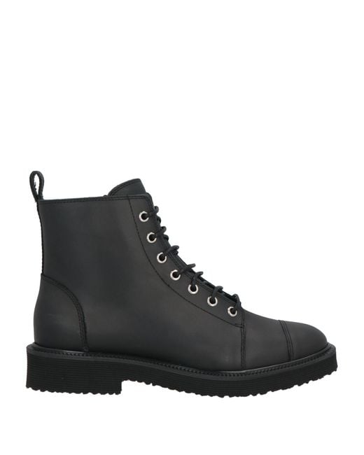Giuseppe Zanotti Black Ankle Boots