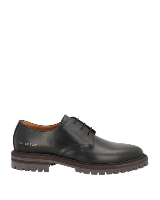 Common Projects Brown Lace-Up Shoes Leather for men
