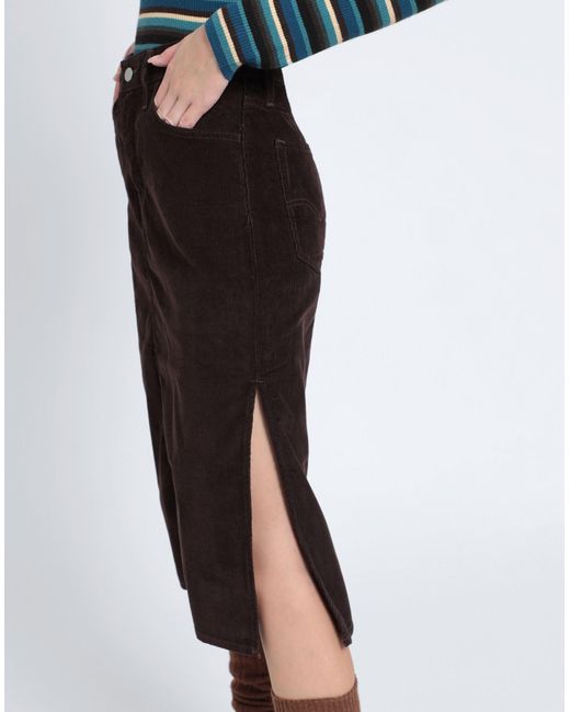 Levi's Brown Midi Skirt